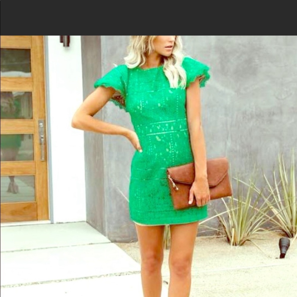 Endless Rose Green lace Dress